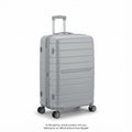 Bugatti HLG5828BU Classic Hardside Luggage – 28" Large Spinner Composite Shell Grey