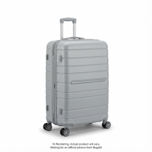 Bugatti HLG5828BU Classic Hardside Luggage – 28" Large Spinner Composite Shell Grey