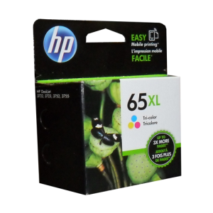 HP 65XL Tri-color Original Ink Cartridge - Replaced by B7RT2AN