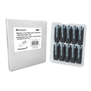 Verbatim 32Gb V3 USB 3.0 Flash Gray Business 10pk
