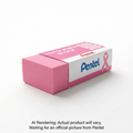 Hi-Polymer Pink Eraser Large, Open Stock Display, 12PCS