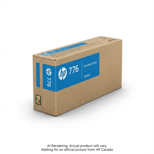 1XB04A HP HP 776 1L Chromatic Blue DesignJet Ink Cartridge