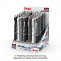 EnerGel 2S Multi-Function 2-Ink + Pencil, (0.5mm) Assorted Open Stock Display, 36PCS