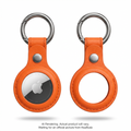 AirTag Snap Ring Keyring Electric Orange (2 Pack)