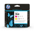 HP 744 Magenta and Yellow Printhead