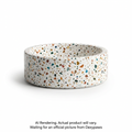 Terrazzo Dog Bowl - 8 inches