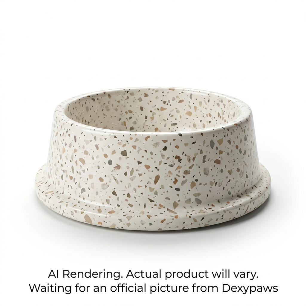 Terrazzo Dog Bowl - 6.3 inches