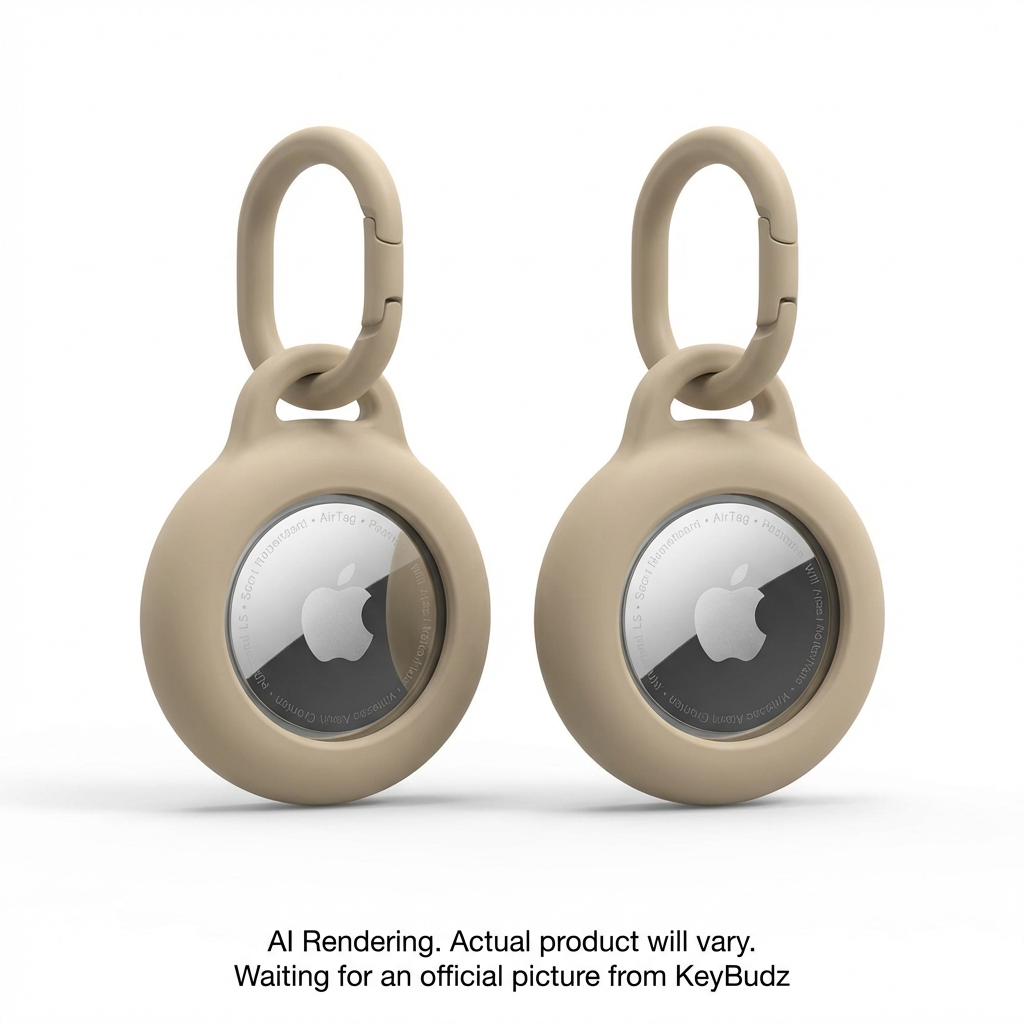 AirTag Secure Dock Sandy Beige (2 Pack)