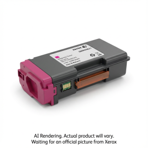 GENUINE XEROX MAGENTA STANDARD CAPACITY TONER CARTRIDGE, XEROX  C325 COLOR PRINTER, (USE & RETURN)