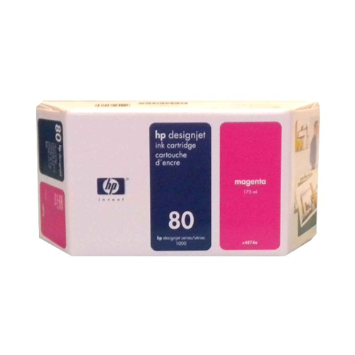 HP No 80 Magenta Ink Cartridge,175ml,WW