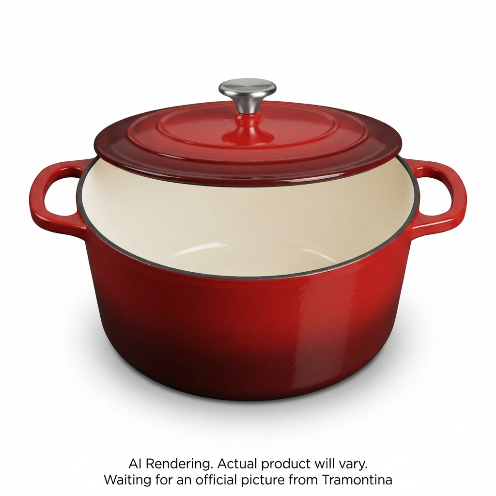 Tramontina 5.5Qt Cov Rd Dutch Oven-Ci-Pe-Red