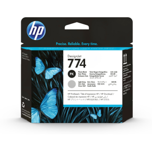 HP 774 Photo Black/Lt Gry Printhead