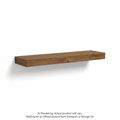 Shelf Floating 36X8X2 with hardware Medium Walnut