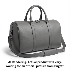 Bugatti Lagos Executive Duffle Bag in Grey – Durable Multi-Pocket Travel Bag for Professionals (DUF2704BU)