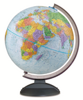 Globemaster-12"/30Cm Diameter Blue Ocean Desk Globe (French)