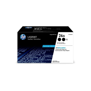 HP 26A Black Dual LaserJet Toner Crtg