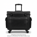 Mancini Leather Wheeled Catalog Case