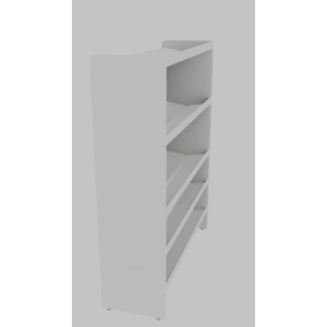 (CUSMA form attached) TITAN 5 Grey Shelf for TIT547-SILVER-WHITE