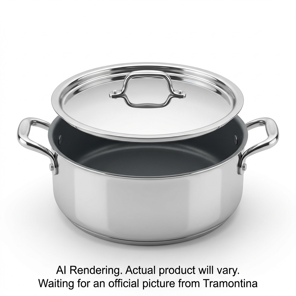 Tramontina 3.25Qt Cov Casserole-Ss Tpc-Cer-Nat-Ark