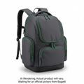 K&B Sport Junior Ski Boot Backpack - Charcoal / Green