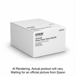 Epson SureLab Paper, Gloss (190) DS, 5"X7", 800 shee