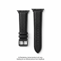 Artisan Series Genuine Leather Apple Watch Strap - Black (Small)