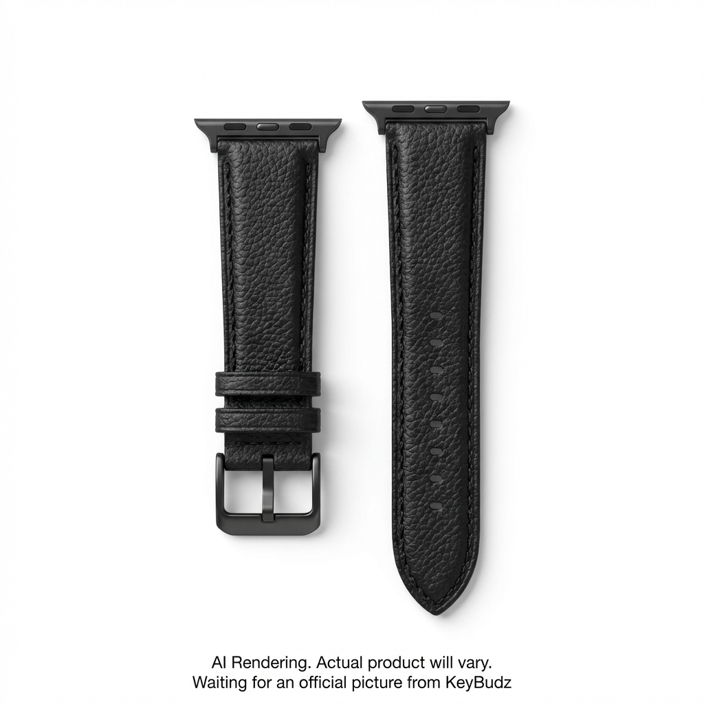 Artisan Series Genuine Leather Apple Watch Strap - Black (Small)