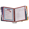 DURABLE Desktop Reference System, 10 Double-Sided Panels, Letter-Size, Assorted Colors, SHERPA Design (554200)