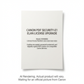 Canon PDF SECURITY-E1 ELAN         