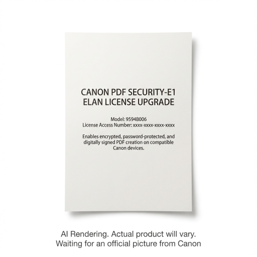 Canon PDF SECURITY-E1 ELAN         