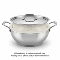 Tramontina 6Qt Cov Kadai-Ss Tpc-Cer-Nat-Ark