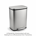 Tramontina 13 Gal (49.2 L) Step Can - Contemporary