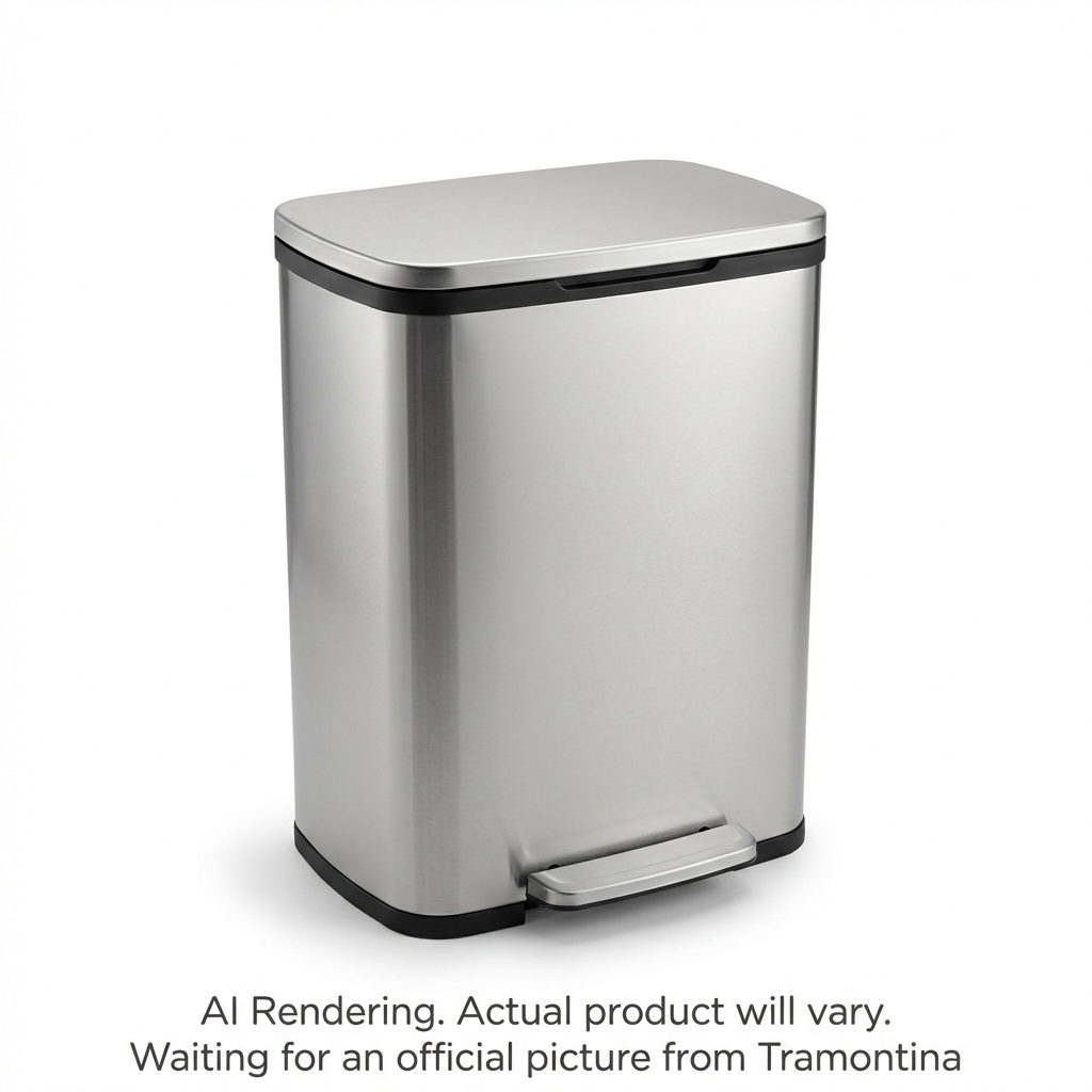 Tramontina 13 Gal (49.2 L) Step Can - Contemporary