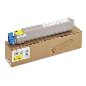 42918981 C9650 YELLOW TONER CARTRIDGE "TYPE C7" 16.5K