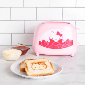 Hello Kitty Elite Toaster - Pink 2-Slice Character Toaster with Hello Kitty Face Branding