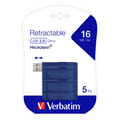 Verbatim 16GB USB Flash Drive 5pk Blue