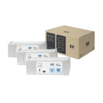 C5070A HP #81 LIGHT CYAN DYE 3 INK MULTI PACK