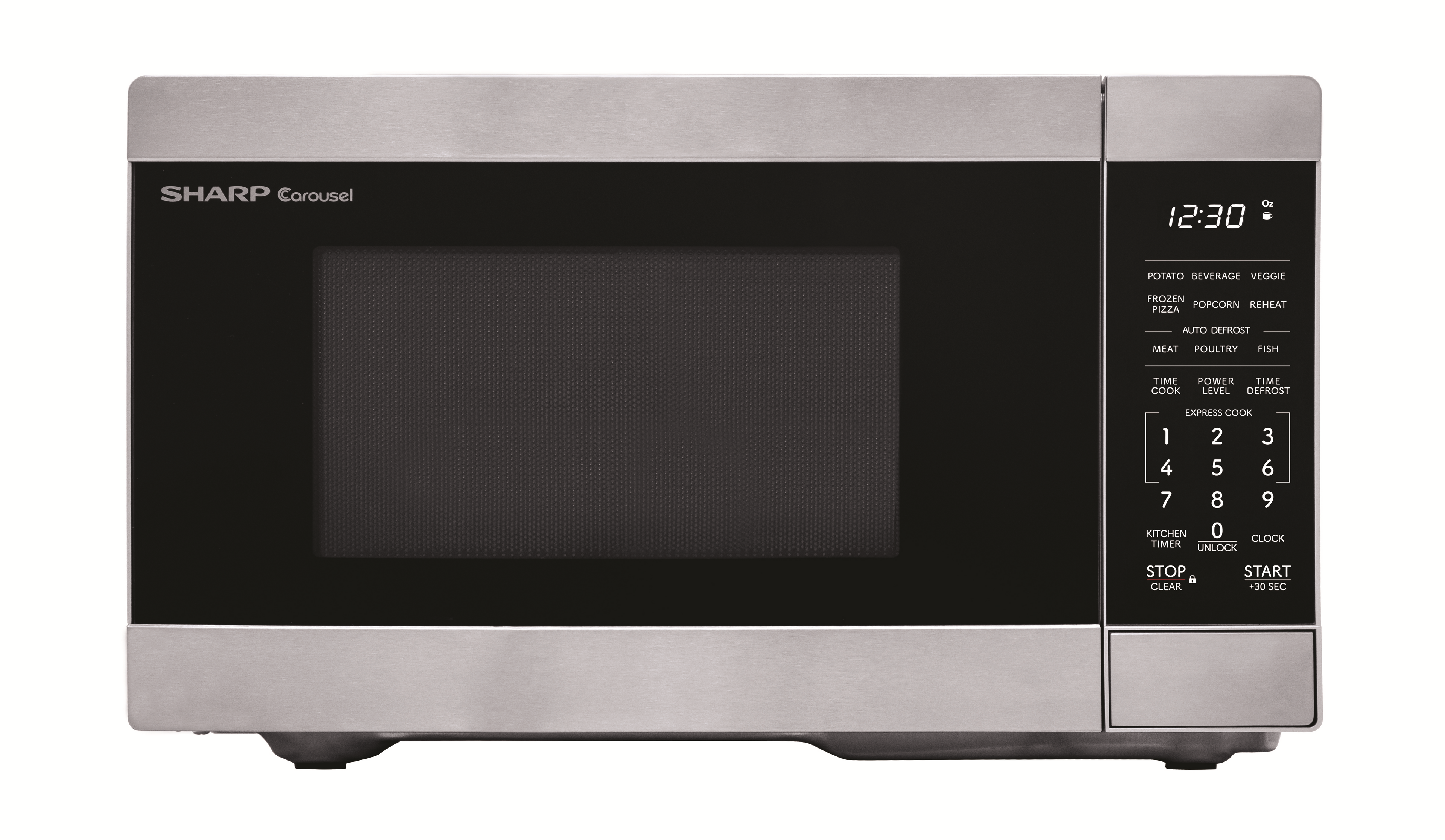 Sharp SMC0762KSC Countertop Microwave Oven – 0.7 cu. ft. 700W Stainless Steel