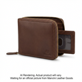 Men’s Zip Wallet w/ Removable Case