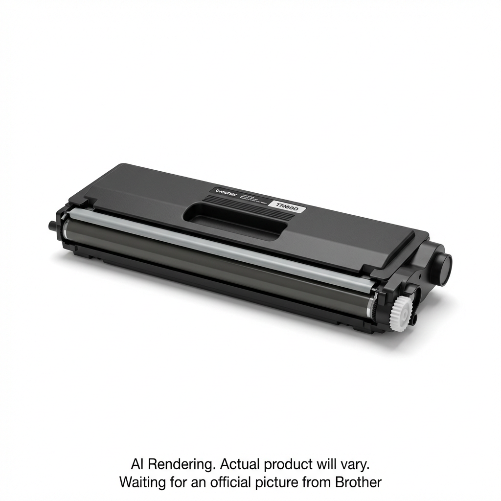 Brother TN660 Black Toner Cartridge, High Yield