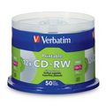 Verbatim CDRW 80/700 12X VRB DL+ SLV IJ BH 50SP