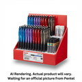 Icy Mechanical Pencil Assorted Open Stock Display, Pencils 72PCS, Refills 24PCS, Erasers 12PCS