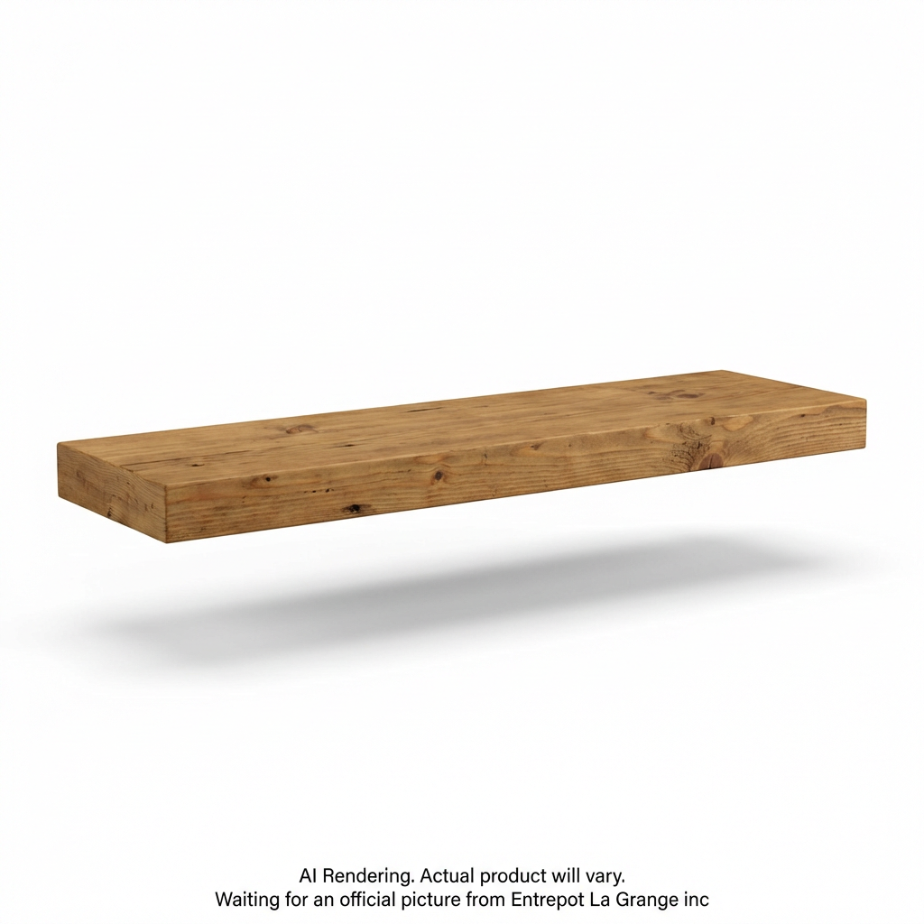 Solid Wood Shelf 36"L x 8"D x 1" T Honey