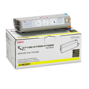 41963001 C7350/C7300/C7550/C7500 YELLOW TONER CARTRIDGE "TYP