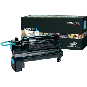 Lexmark C792, X792 Cyan Return Program Print Cartri