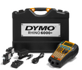 DYMO Rhino 6000 Industrial Label Maker, Computer Connected Label Maker with Hard Carry Case, 1 Vinyl Tape Cassette, 1 Fl