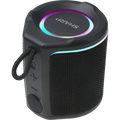 Sharp GX-BT190-BK Ultra-Portable Bluetooth Speakers – IP67 Waterproof & Dustproof, 15-Hour Battery, LED Mood Lighting – 