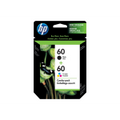 HP 60 Tri-clr/Blk Ink Crtg Combo 2-Pack
