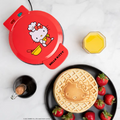Hello Kitty 7" Red Waffle Maker – Iconic Sanrio Non-Stick Character Waffle Appliance