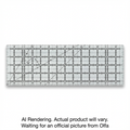 OLFA QR-6x24 6" x 24" Frosted Acrylic Ruler